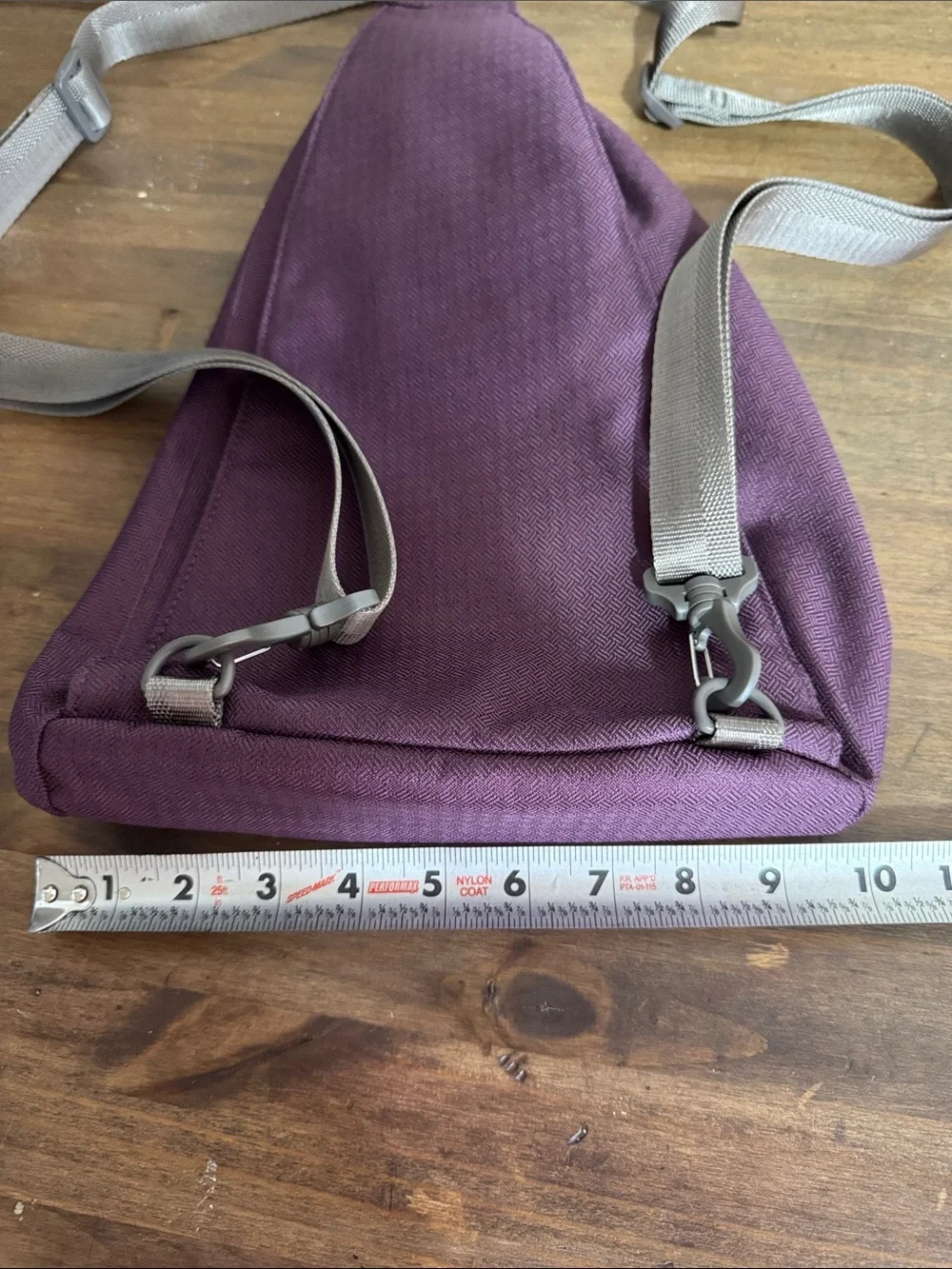 Haiku Plum Purple Sling Backpack Convertible Crossbody Travel Bag Lightweight